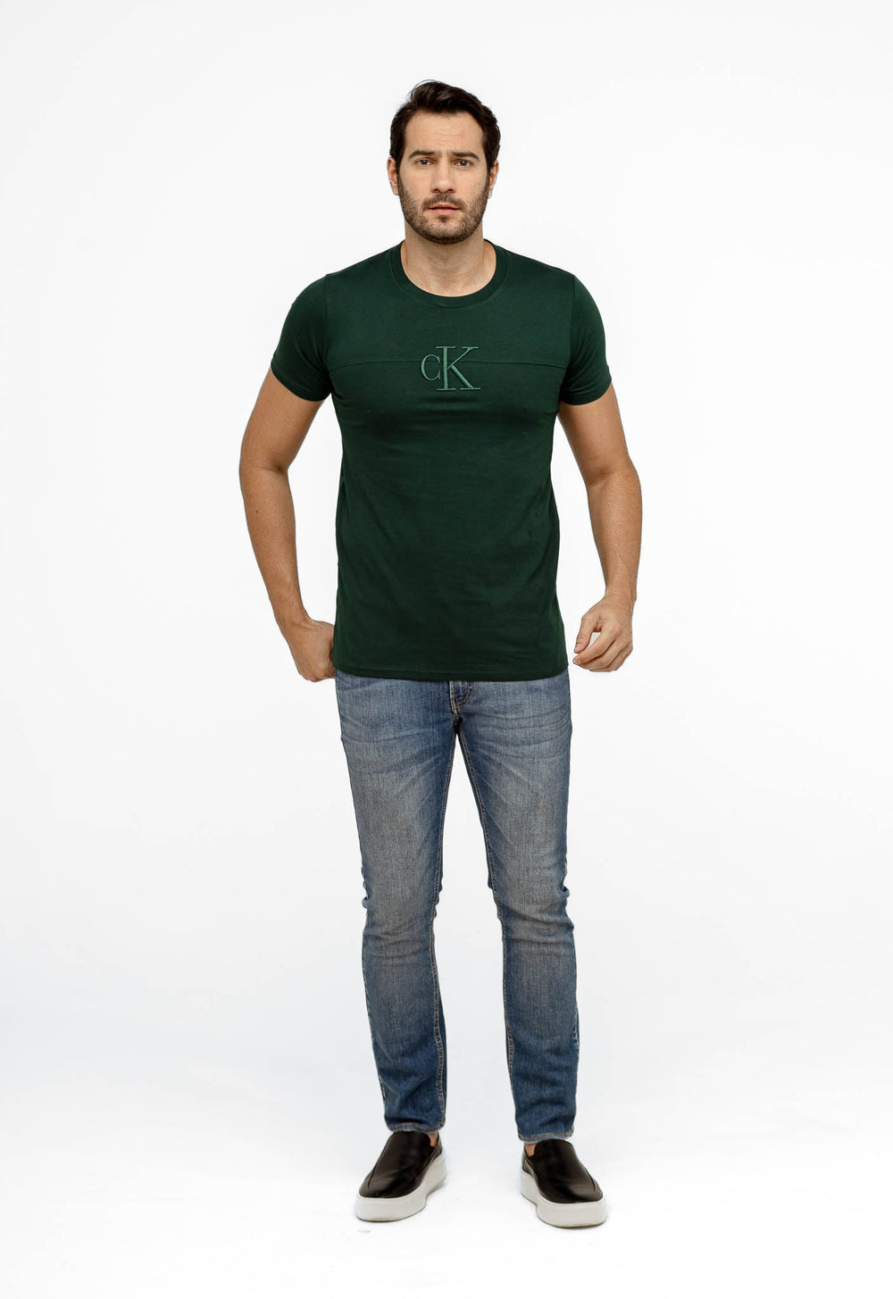 Camiseta Calvin Klein Jeans CK Centro Bordado - Henri Store