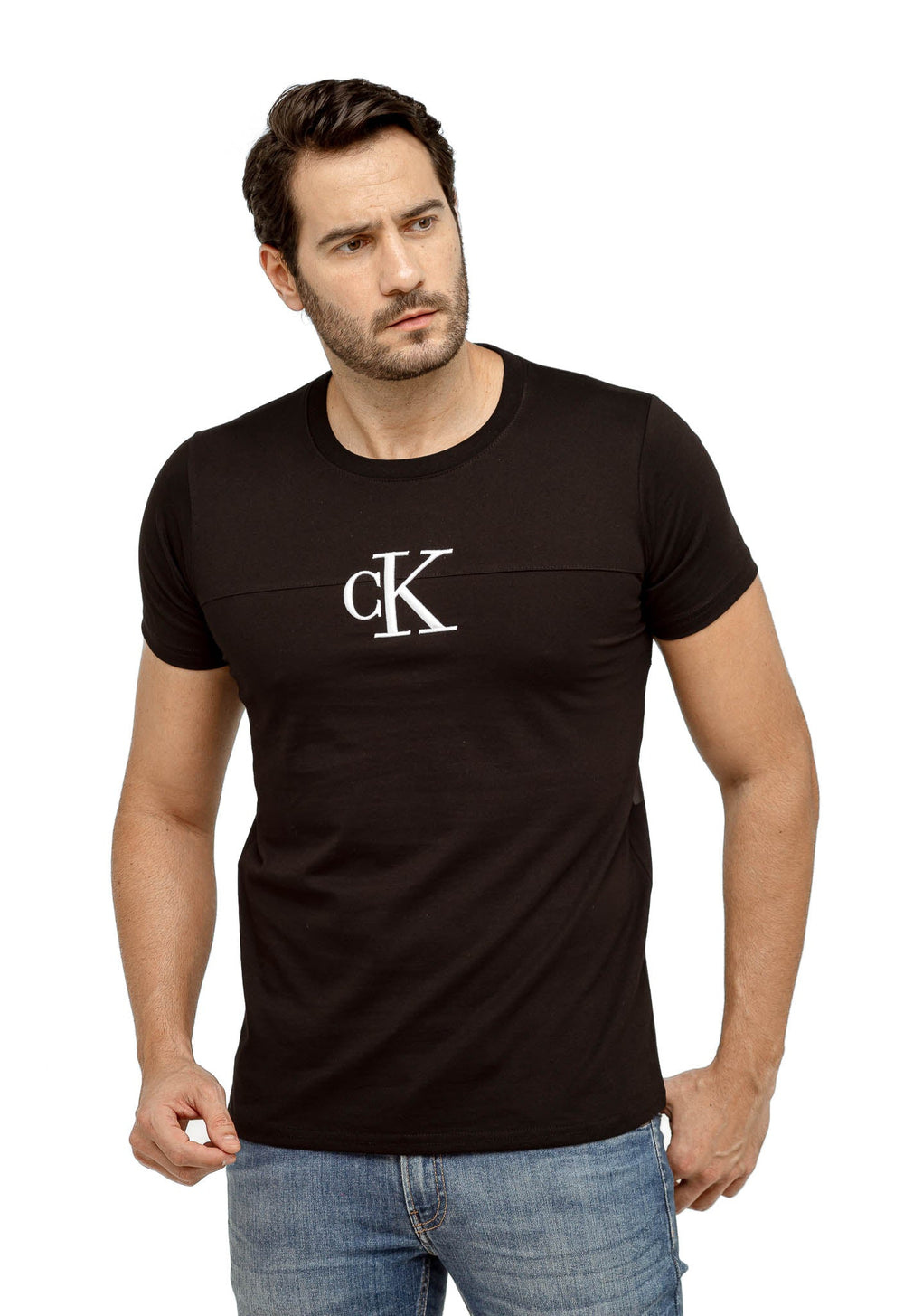 Camiseta Calvin Klein Jeans CK Centro Bordado - Henri Store