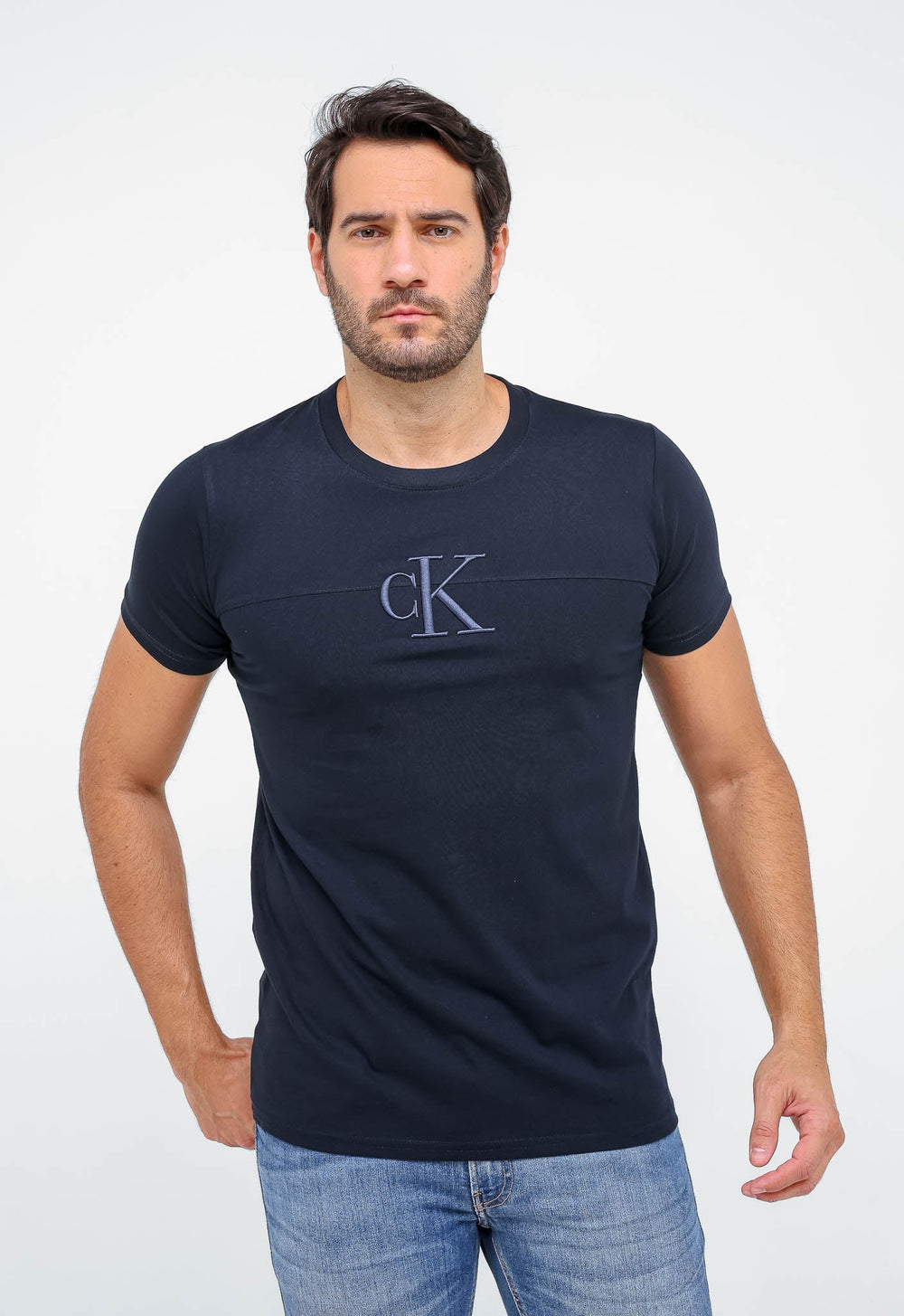 Camiseta Calvin Klein Jeans CK Centro Bordado - Henri Store