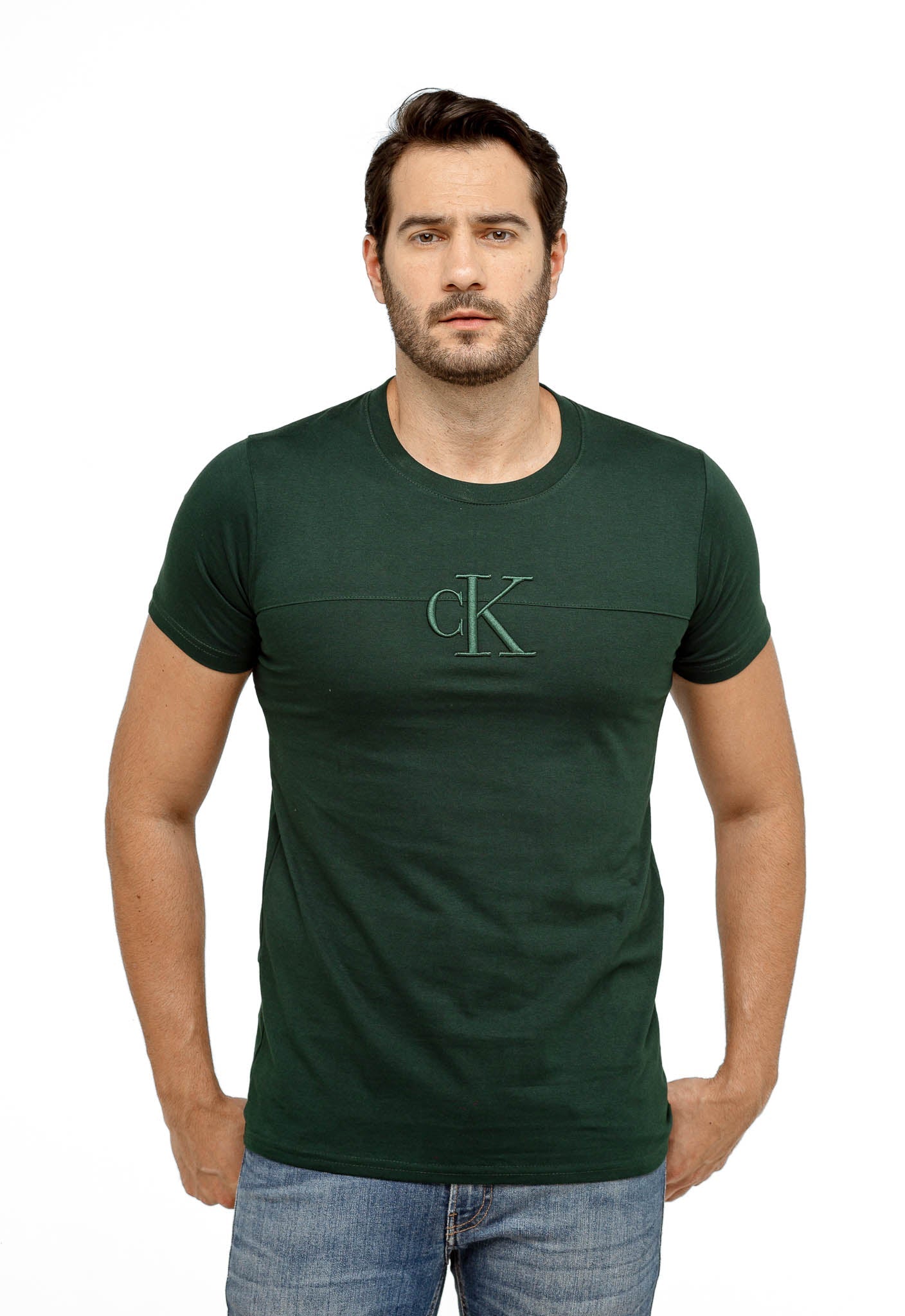 Camiseta Calvin Klein Jeans CK Centro Bordado - Henri Store