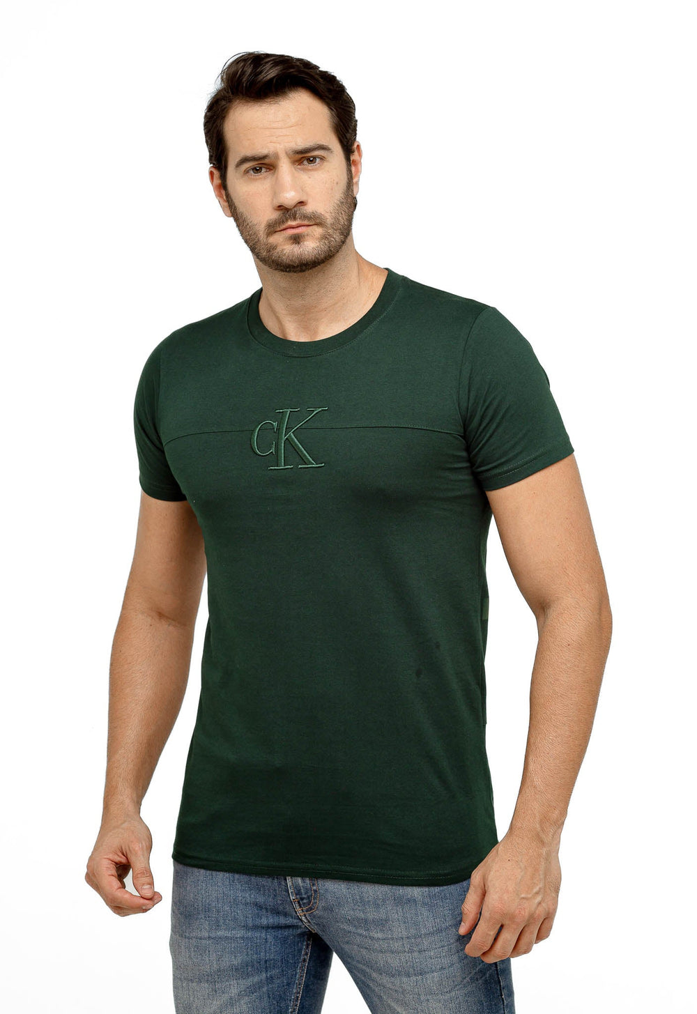 Camiseta Calvin Klein Jeans CK Centro Bordado - Henri Store
