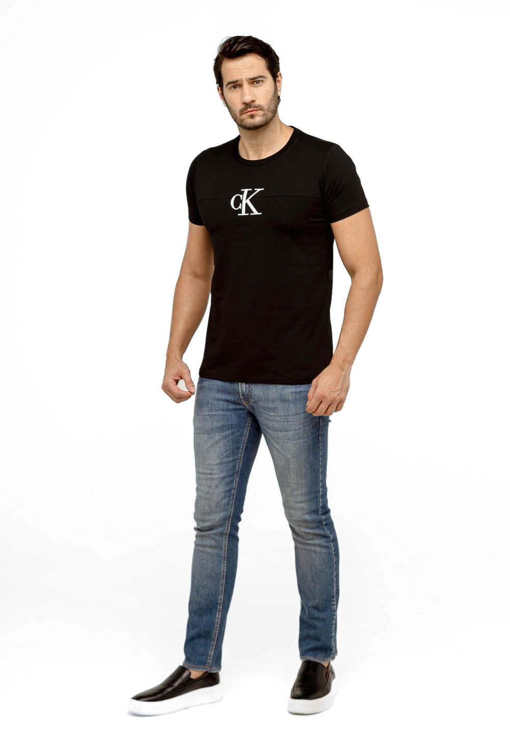 Camiseta Calvin Klein Jeans CK Centro Bordado - Henri Store