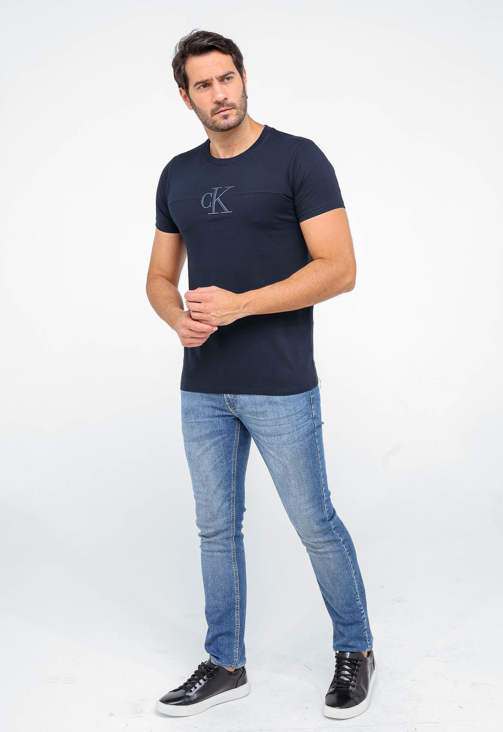 Camiseta Calvin Klein Jeans CK Centro Bordado - Henri Store