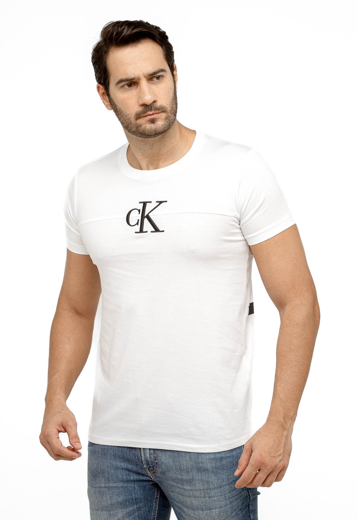 Camiseta Calvin Klein Jeans CK Centro Bordado - Henri Store