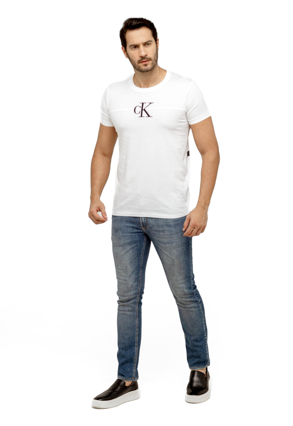 Camiseta Calvin Klein Jeans CK Centro Bordado - Henri Store
