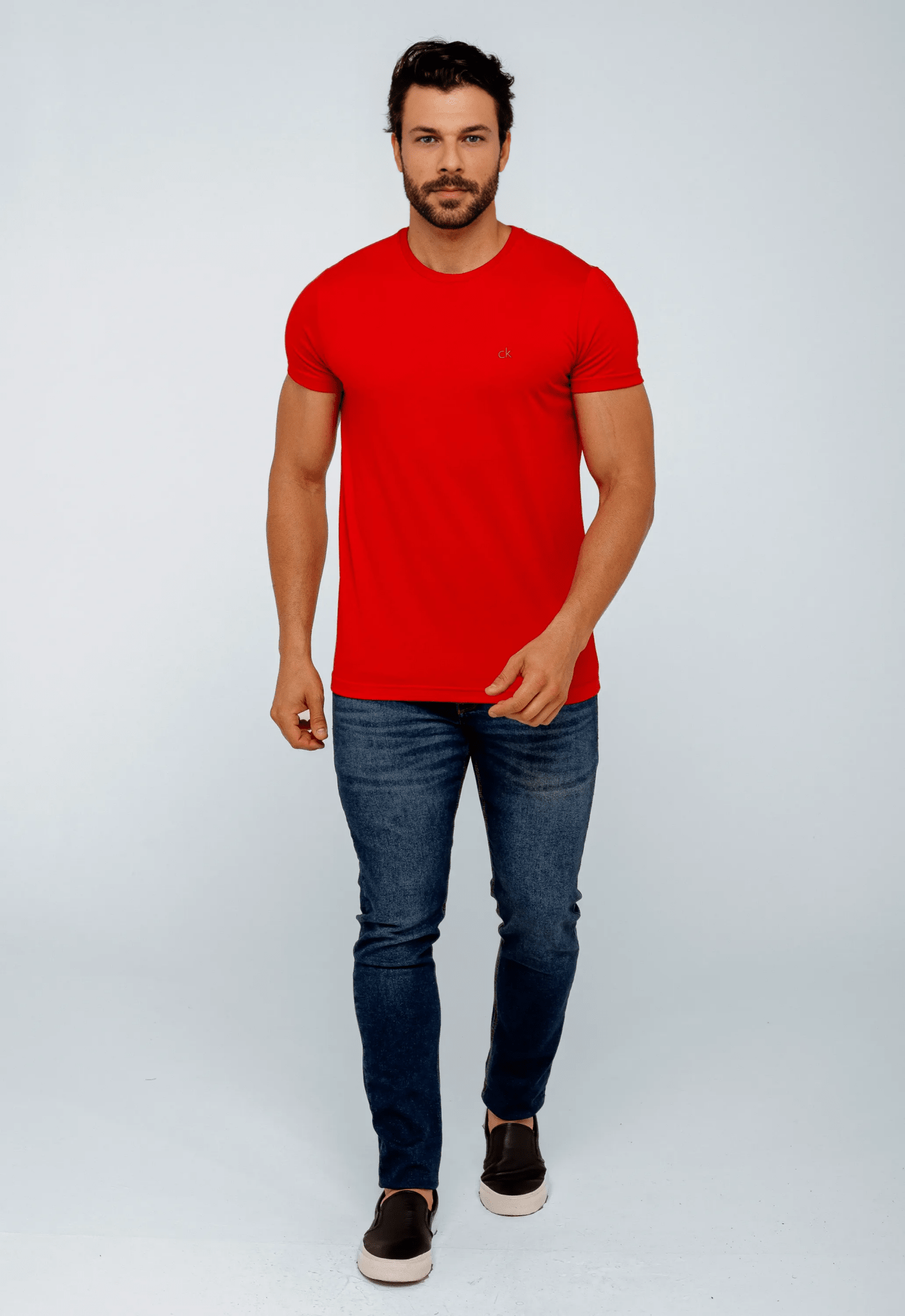Camiseta Calvin Klein Jeans Ck no Peito - Henri Store