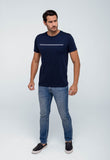 Camiseta Calvin Klein Jeans com Faixa no Peito - Sale - Henri Store