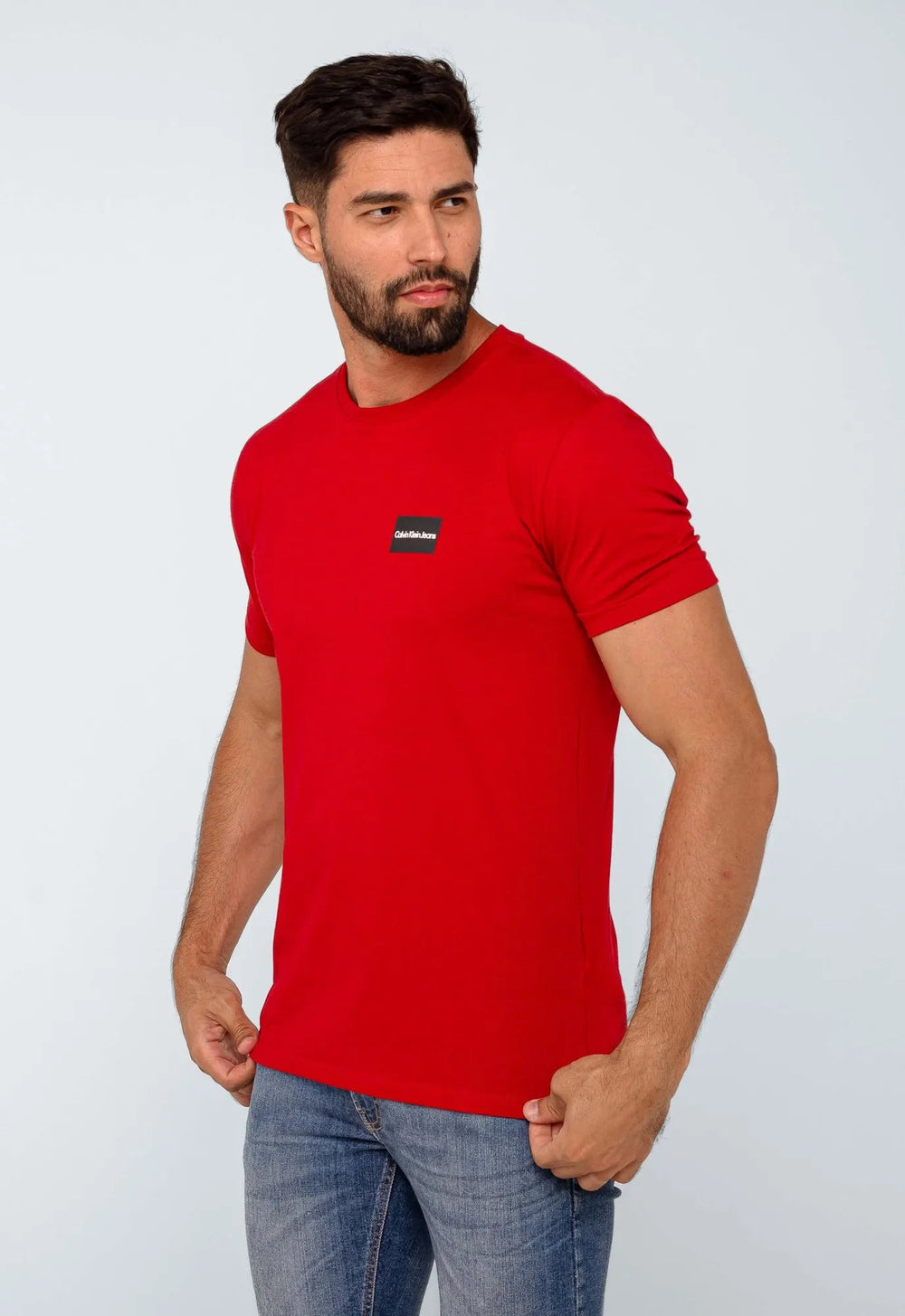 Camiseta Calvin Klein Jeans Dark Square - LIVE - Henri Store