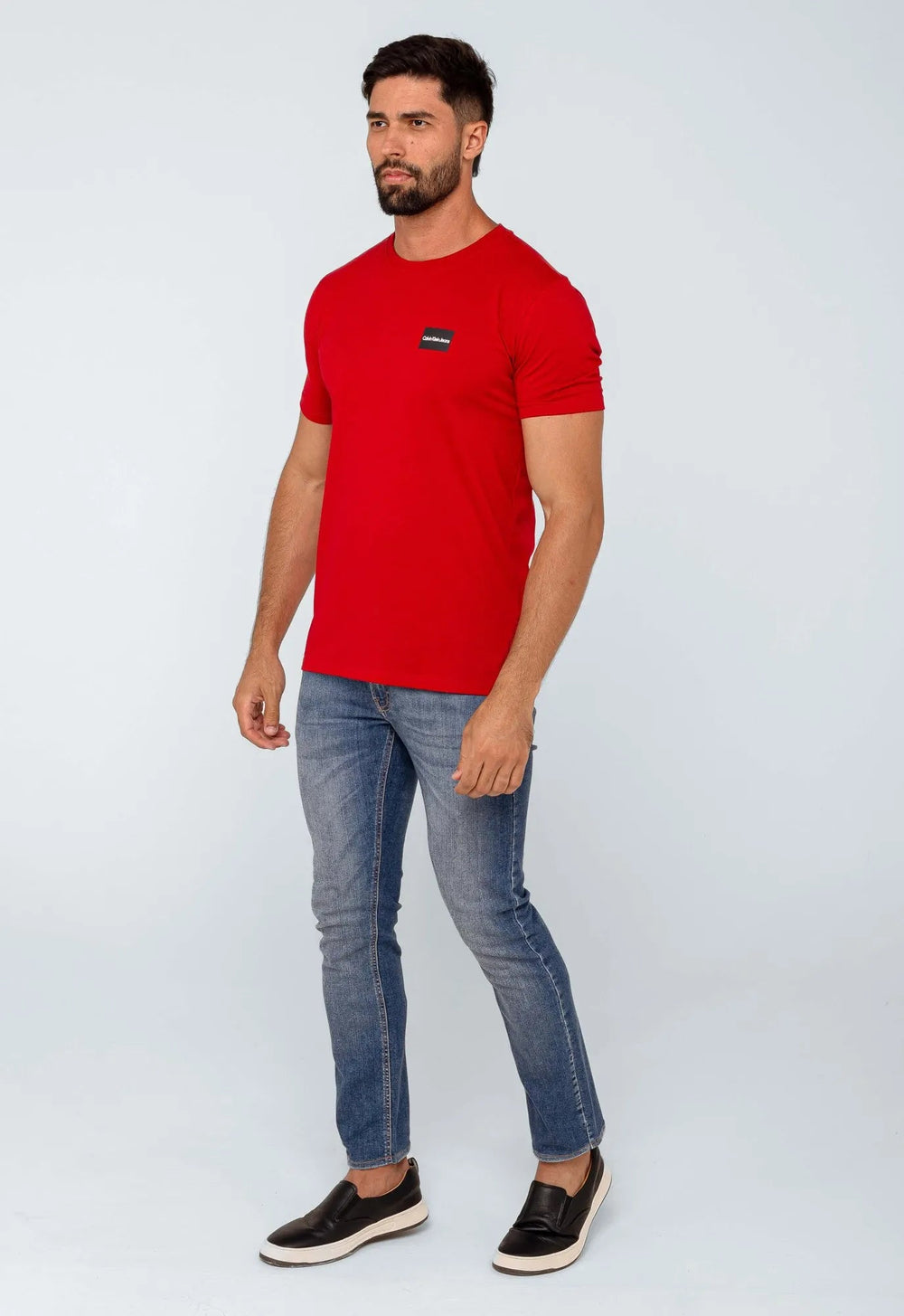 Camiseta Calvin Klein Jeans Dark Square - LIVE - Henri Store
