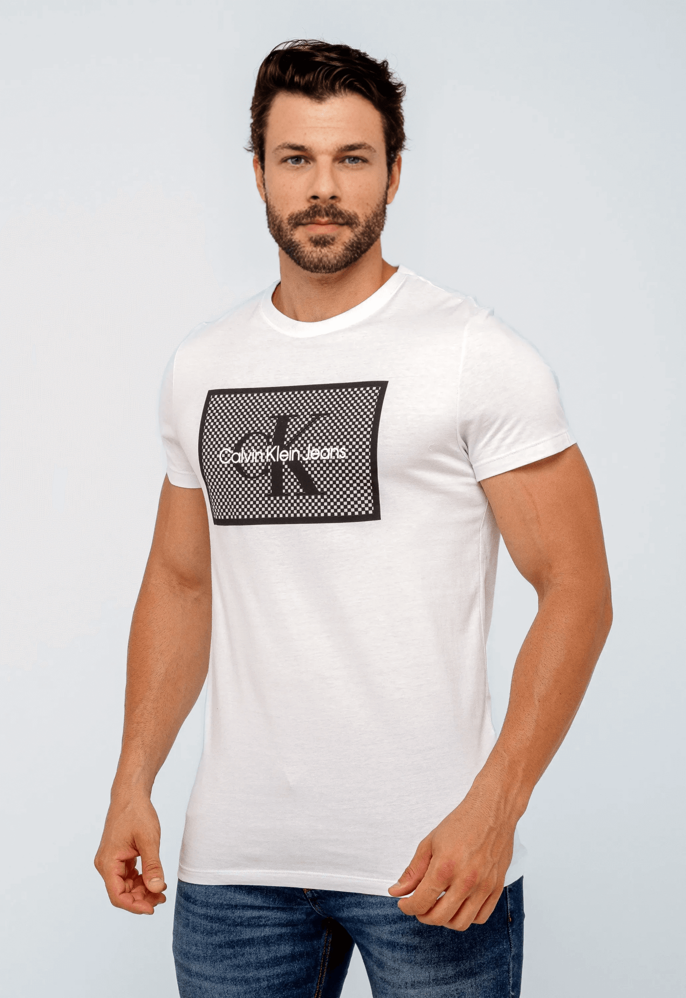 Camiseta Calvin Klein Jeans Estampa Central - Henri Store