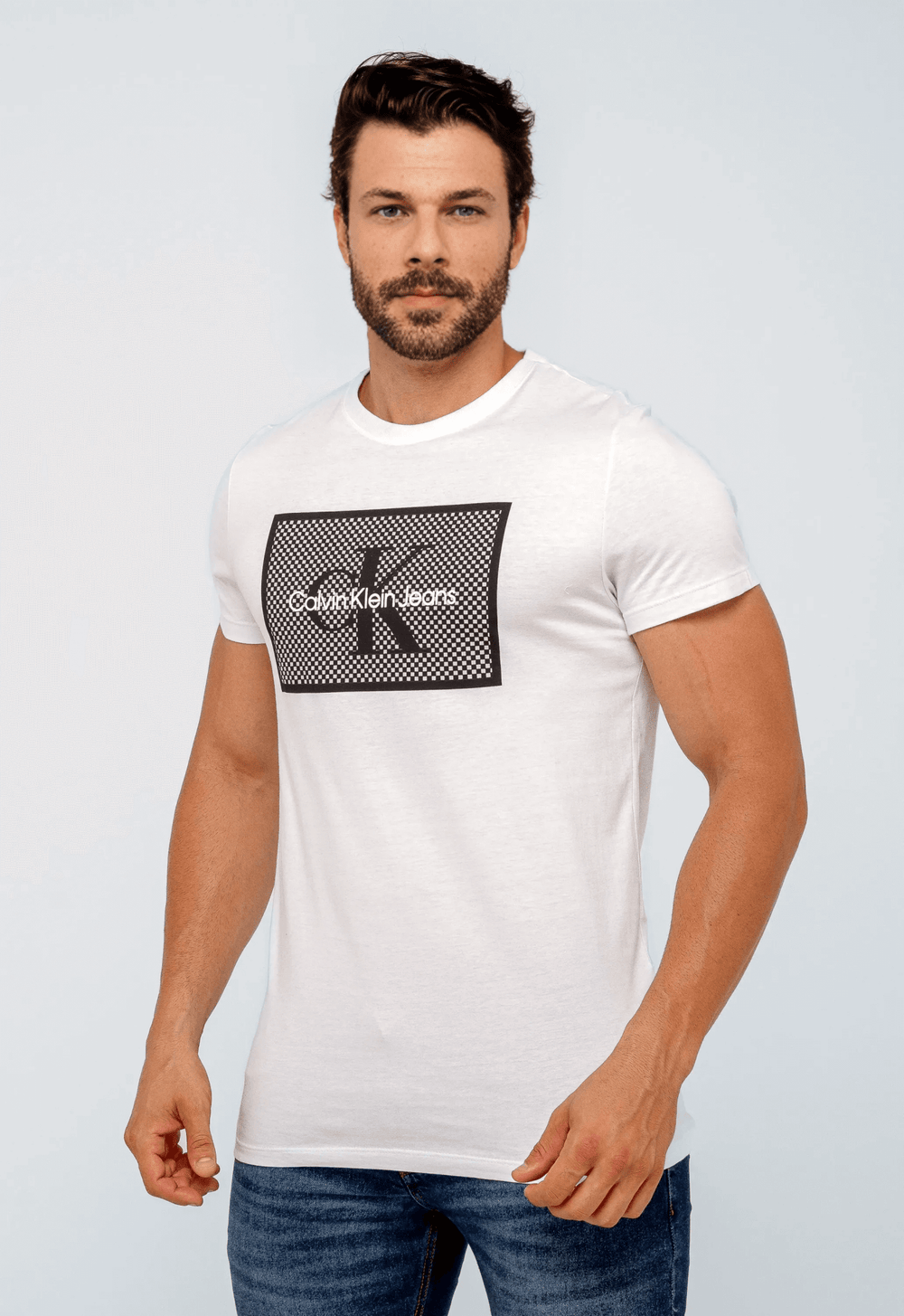 Camiseta Calvin Klein Jeans Estampa Central - Henri Store