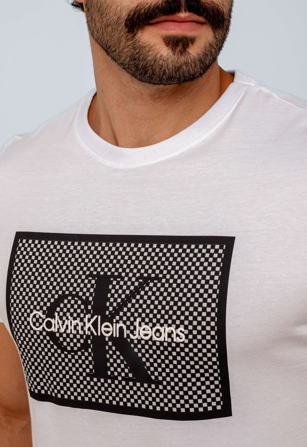 Camiseta Calvin Klein Jeans Estampa Central - Henri Store