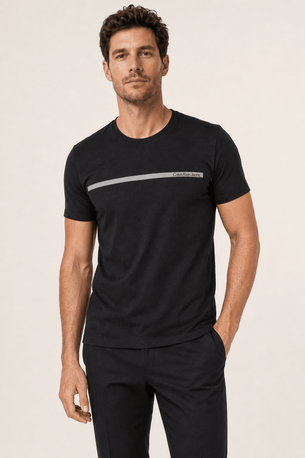 Camiseta Calvin Klein Jeans Faixa Peito - Henri Store