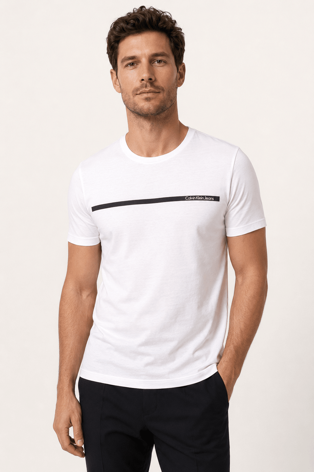 Camiseta Calvin Klein Jeans Faixa Peito - Henri Store