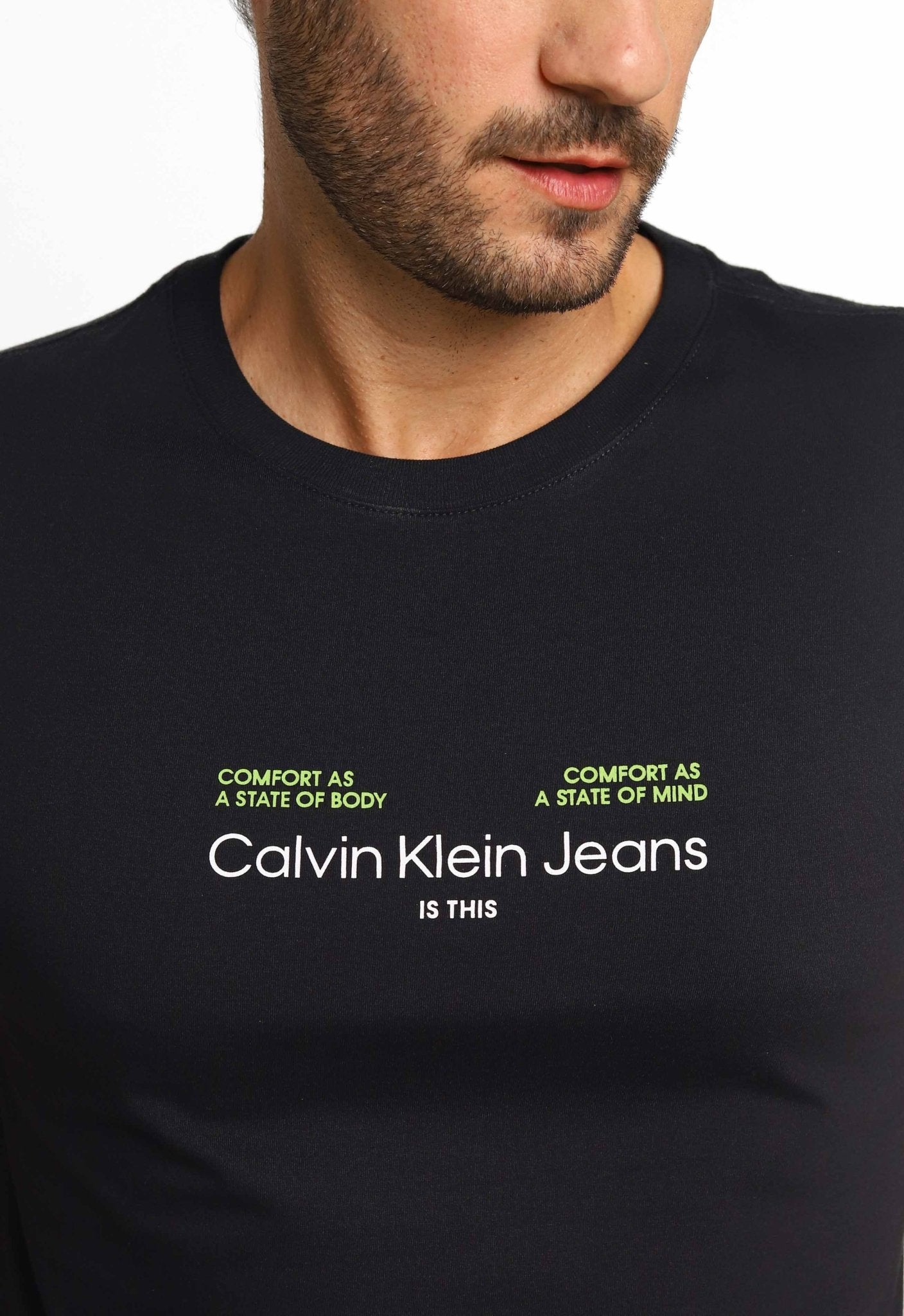Camiseta Calvin Klein Jeans Is This - Sale Live - Henri Store
