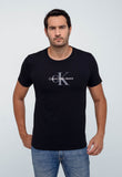 Camiseta Calvin Klein Jeans Logo Center - LIVE - Henri Store