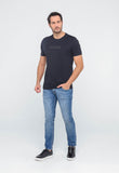 Camiseta Calvin Klein Jeans Logo Central Alto Relevo - Henri Store