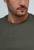 Camiseta Calvin Klein Jeans Logo Central Alto Relevo - Henri Store