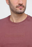 Camiseta Calvin Klein Jeans Logo Central Alto Relevo - Henri Store