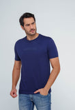 Camiseta Calvin Klein Jeans Logo Central Alto Relevo - Henri Store