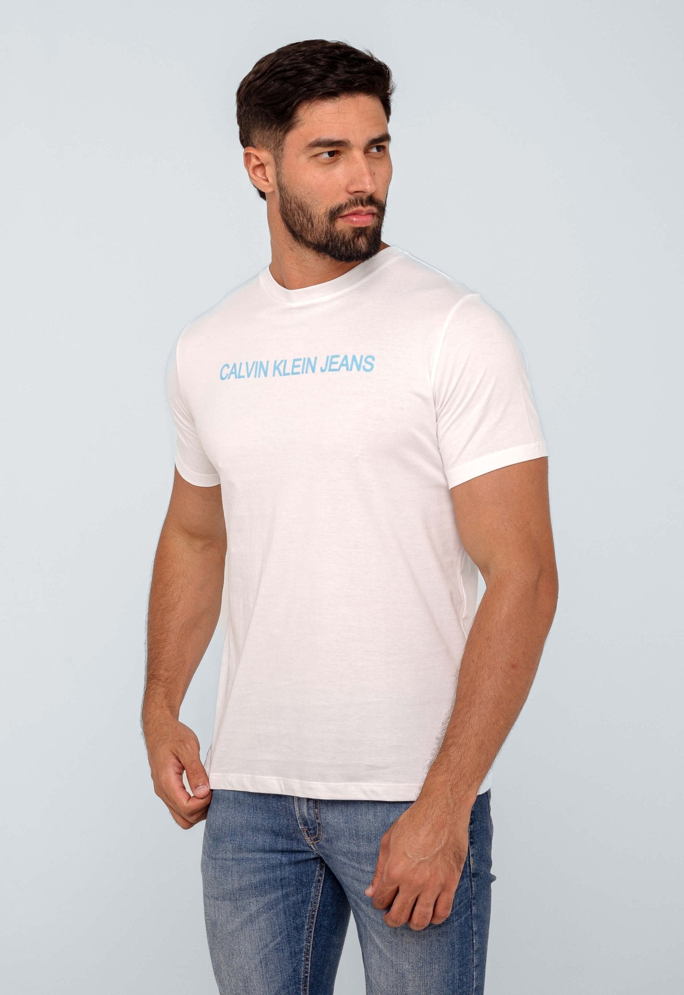 Camiseta Calvin Klein Jeans Logo Central CK - Henri Store