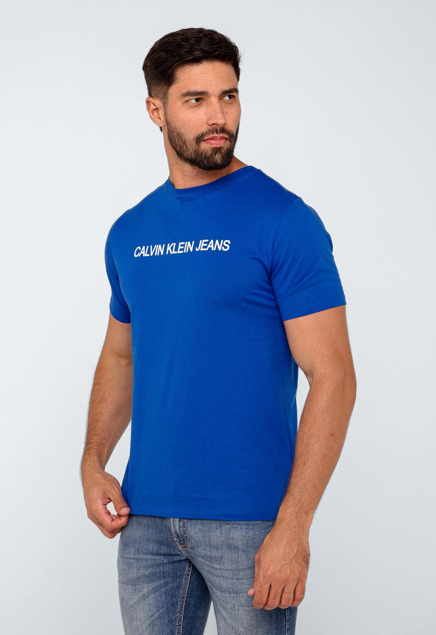 Camiseta Calvin Klein Jeans Logo Central CK - Henri Store