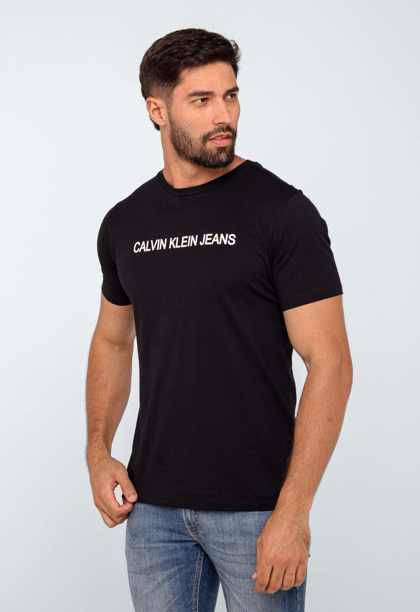 Camiseta Calvin Klein Jeans Logo Central CK - Henri Store