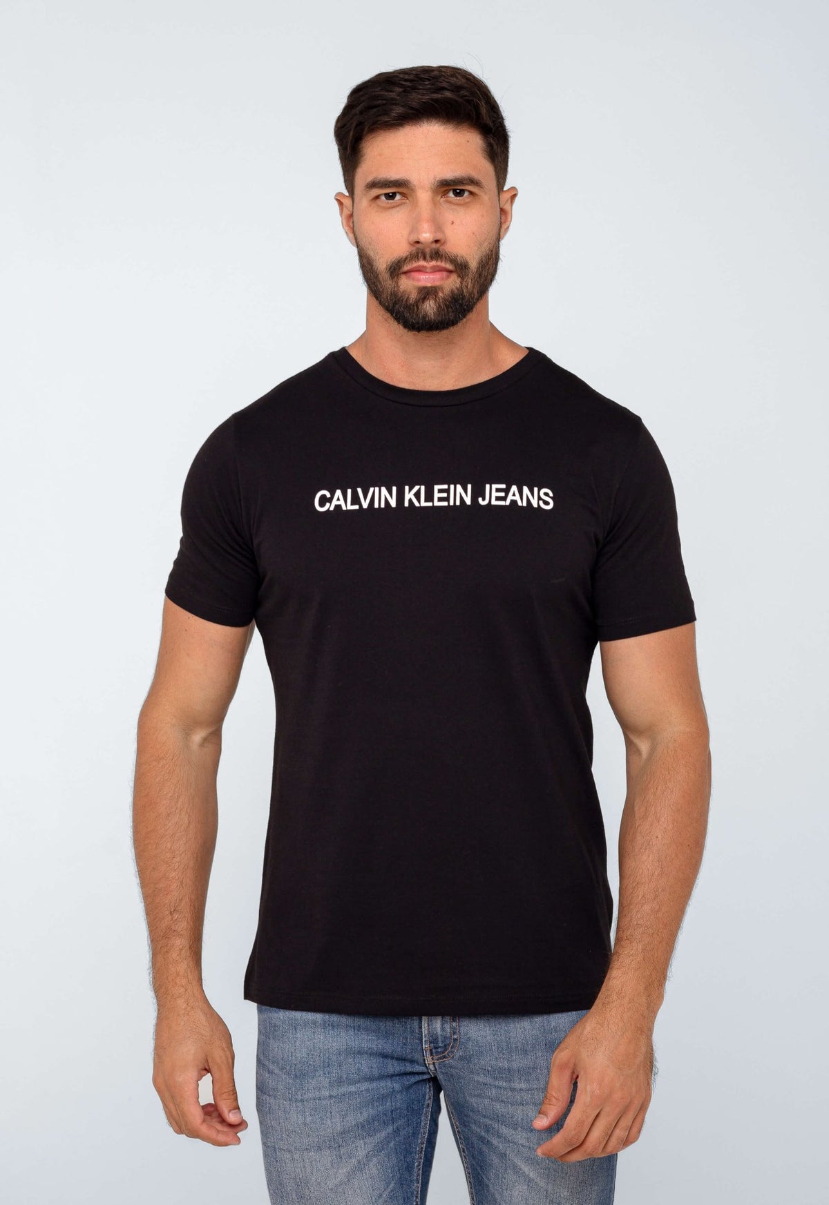 Camiseta Calvin Klein Jeans Logo Central CK - Henri Store