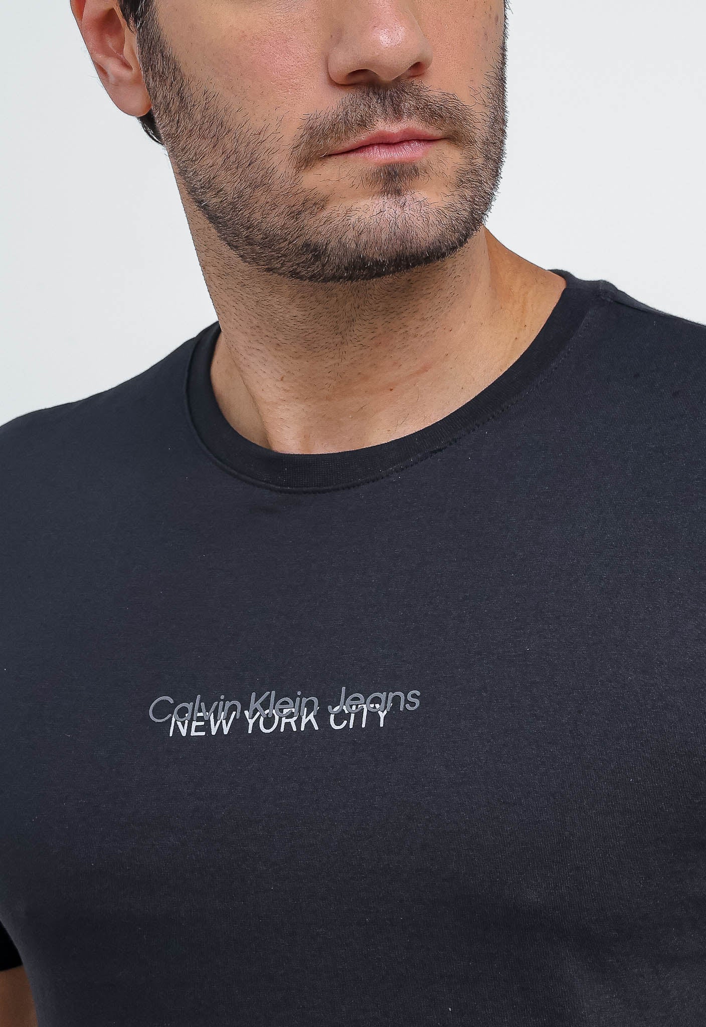Camiseta Calvin Klein Jeans Logo Central New York - Sale -LIVE - Henri Store