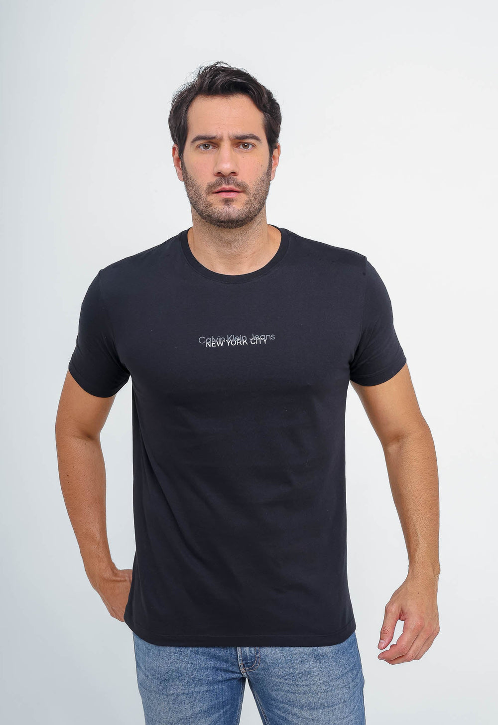 Camiseta Calvin Klein Jeans Logo Central New York - Sale -LIVE - Henri Store