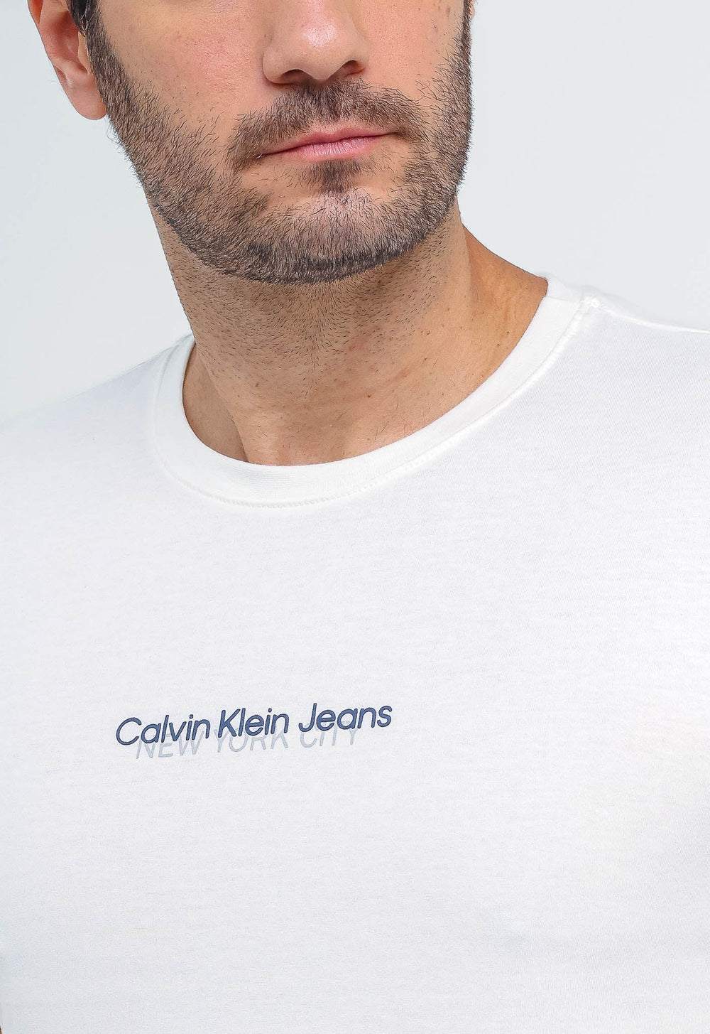 Camiseta Calvin Klein Jeans Logo Central New York - Sale -LIVE - Henri Store