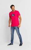 Camiseta Calvin Klein Jeans Logo Central - Sale - Henri Store