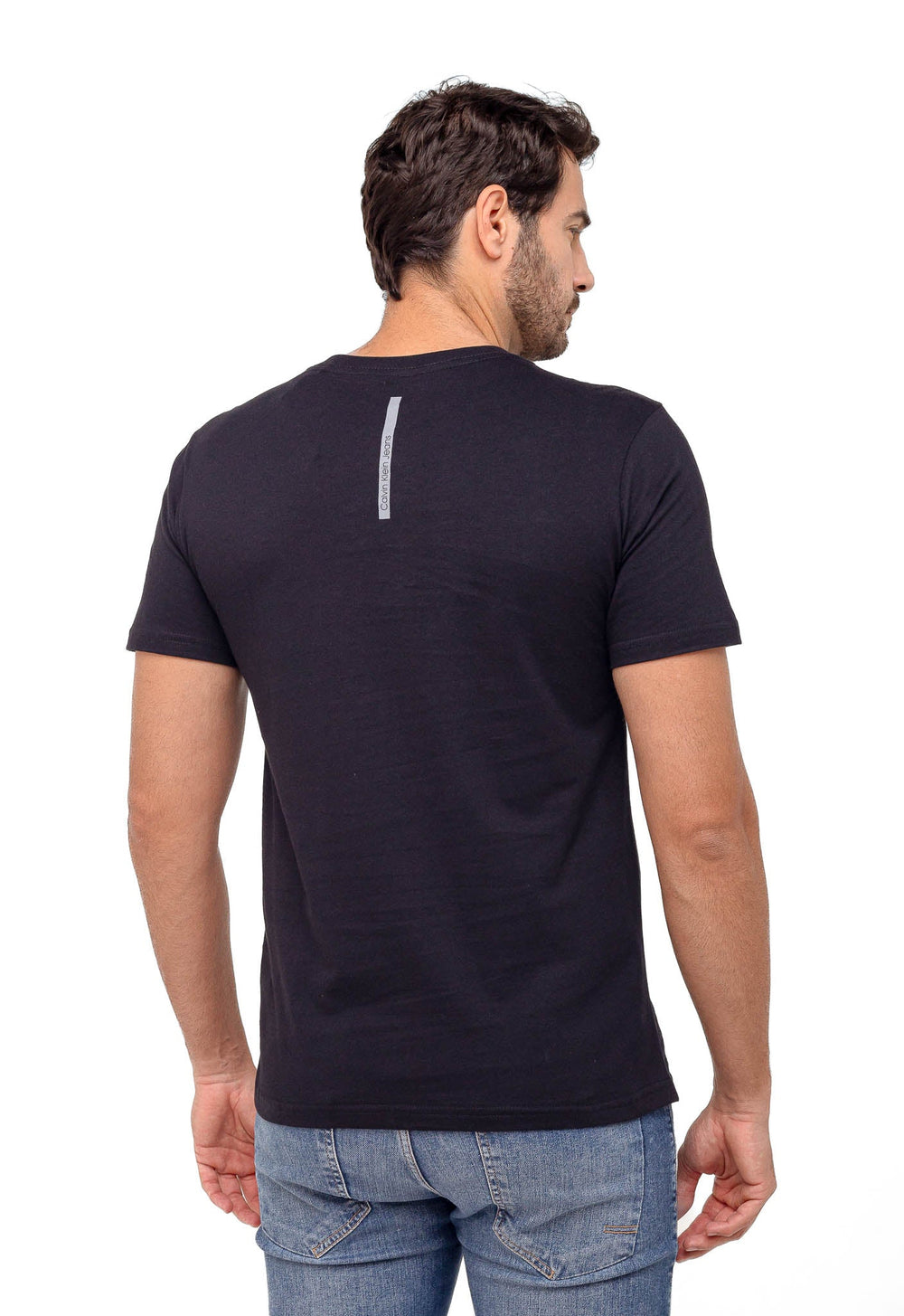 Camiseta Calvin Klein Jeans Logo Central - Sale - Henri Store