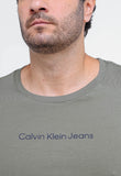 Camiseta Calvin Klein Jeans Logo Central - Sale - Henri Store