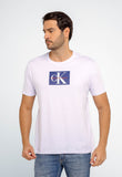 Camiseta Calvin Klein Jeans Logo Central - Sale - Henri Store