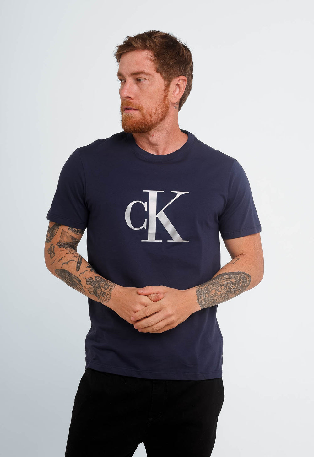 Camiseta Calvin Klein Jeans Logo Central - Henri Store