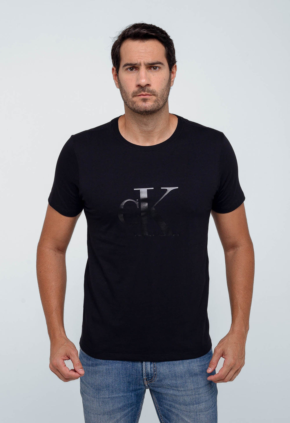 Camiseta Calvin Klein Jeans Logo Central - Henri Store