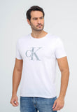 Camiseta Calvin Klein Jeans Logo Central - Henri Store