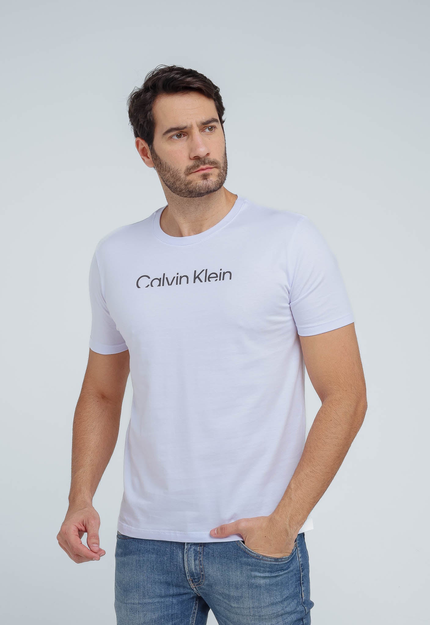 Camiseta Calvin Klein Jeans Logo Central - Henri Store