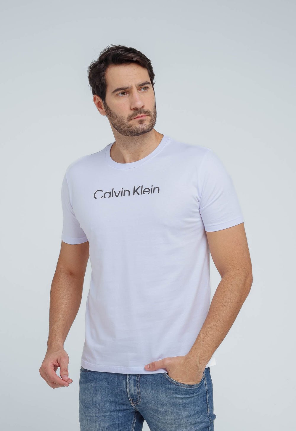 Camiseta Calvin Klein Jeans Logo Central - Henri Store