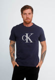 Camiseta Calvin Klein Jeans Logo Central - Henri Store