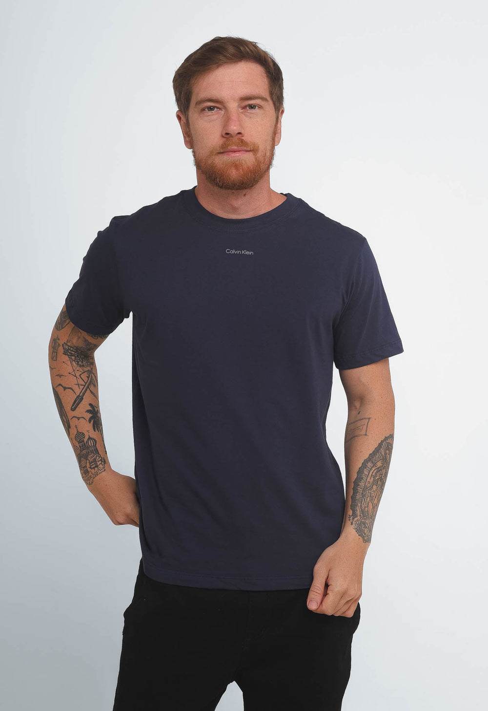 Camiseta Calvin Klein Jeans Logo Central - Henri Store
