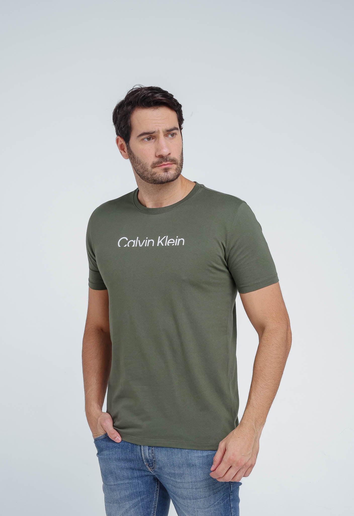 Camiseta Calvin Klein Jeans Logo Central - Henri Store