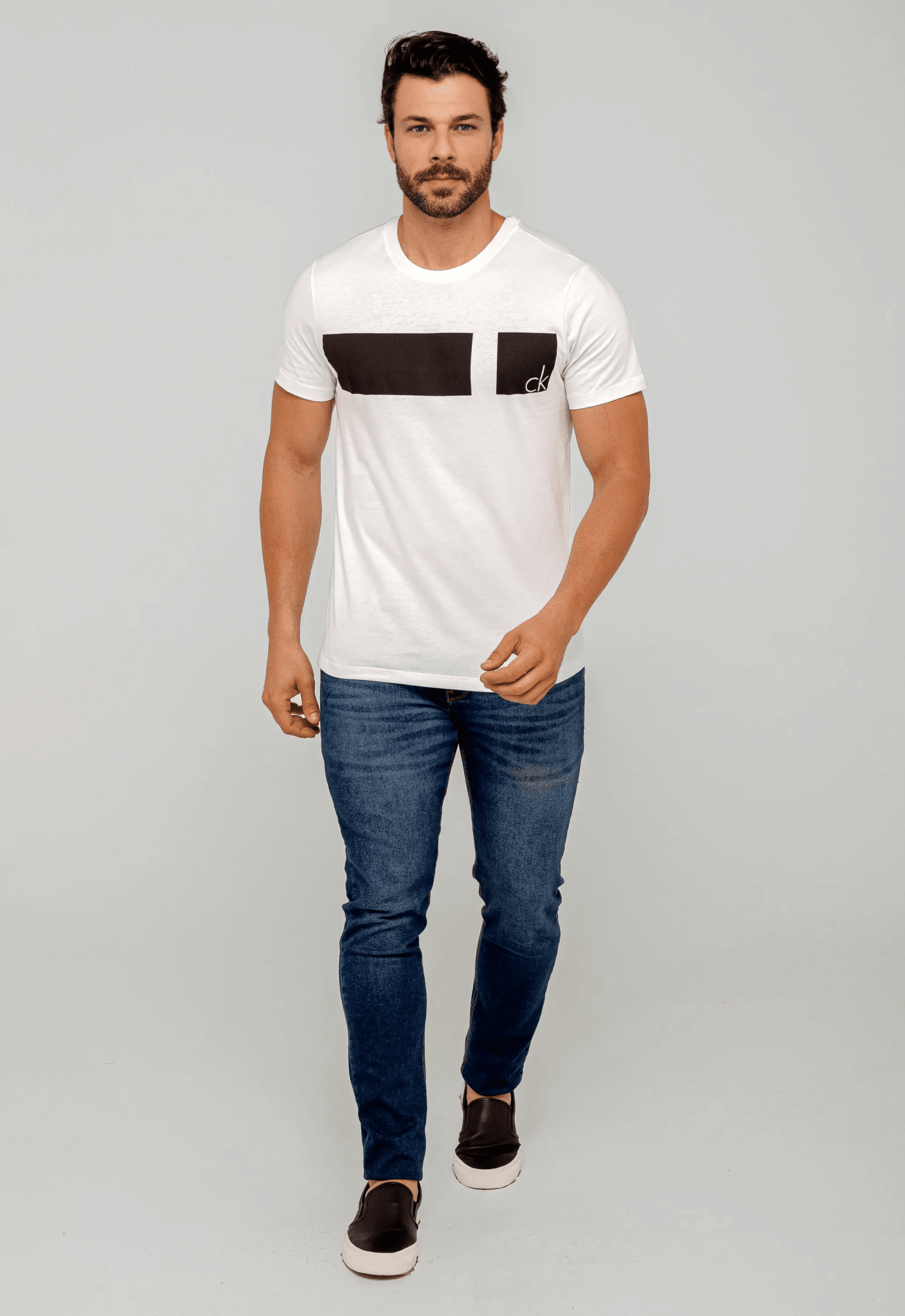Camiseta Calvin Klein Jeans Logo Faixa - LIVE - Henri Store