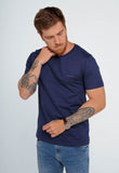 Camiseta Calvin Klein Jeans Logo Peito Básica - Sale -LIVE - Henri Store