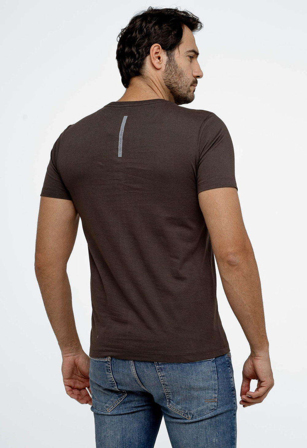 Camiseta Calvin Klein Jeans Logo Peito Básica - Sale -LIVE - Henri Store