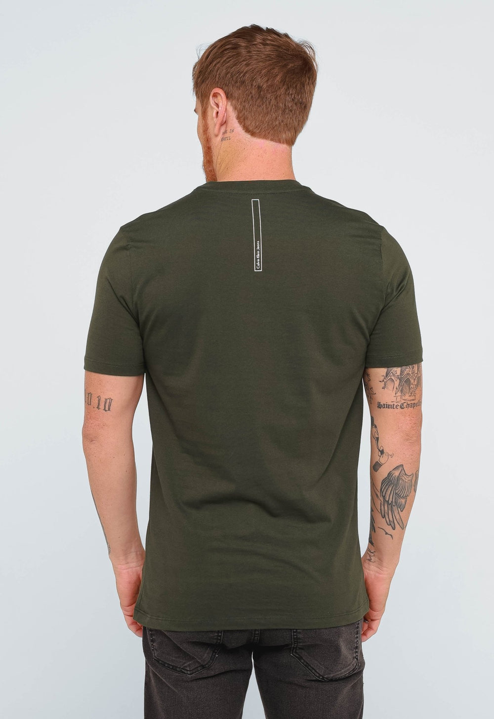 Camiseta Calvin Klein Jeans Logo Peito Básica - Sale -LIVE - Henri Store