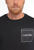 Camiseta Calvin Klein Jeans Logo Peito Emborrachado - Henri Store