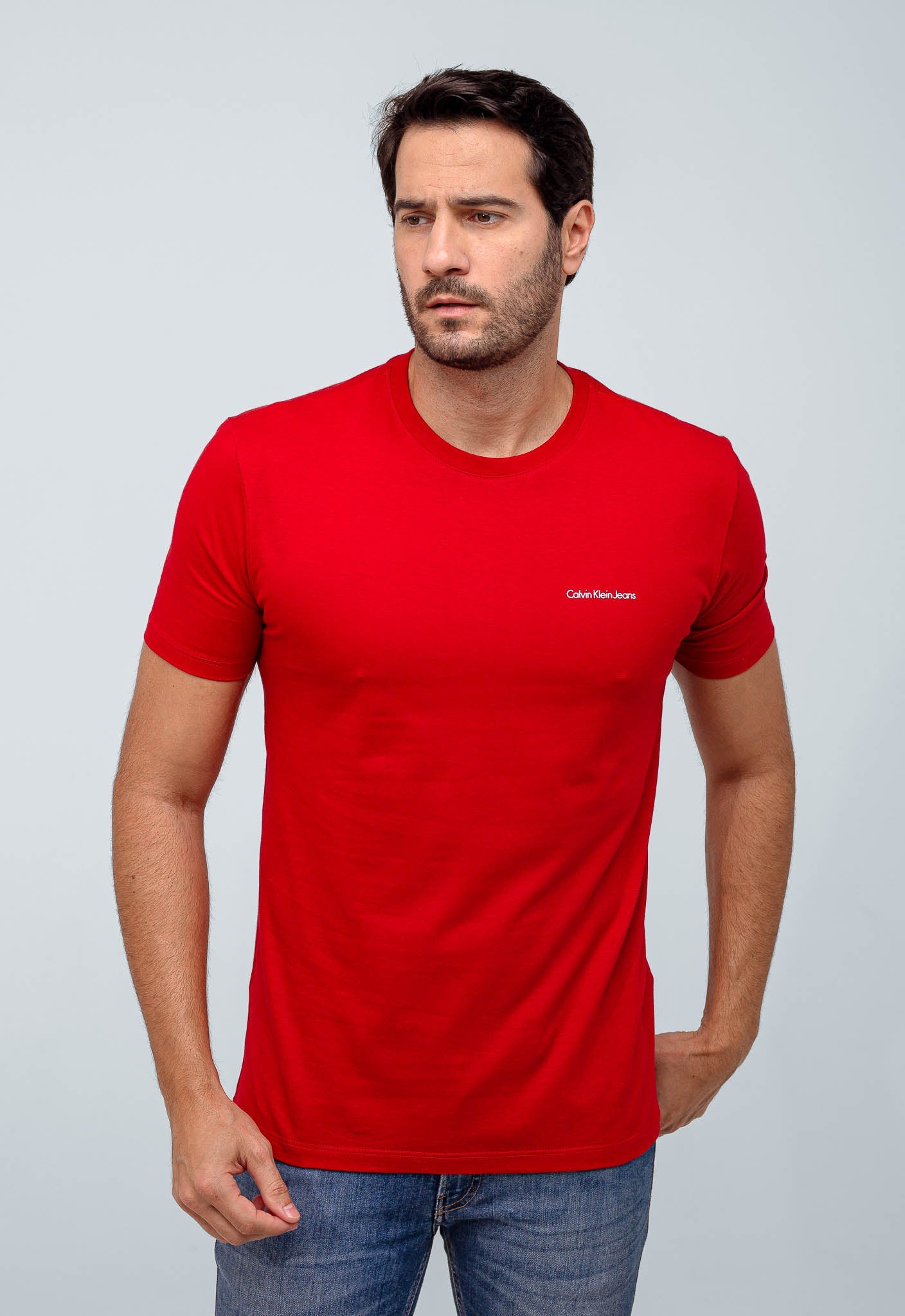 Camiseta Calvin Klein Jeans Logo Peito - LIVE - Henri Store