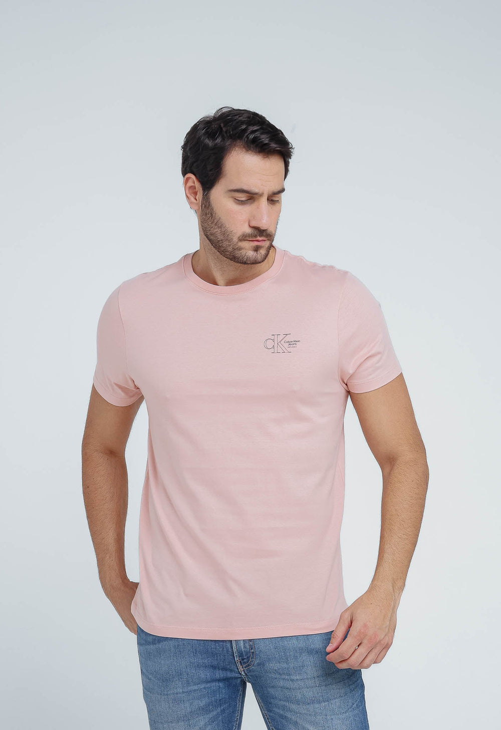Camiseta Calvin Klein Jeans Logo Peito - Live - Henri Store